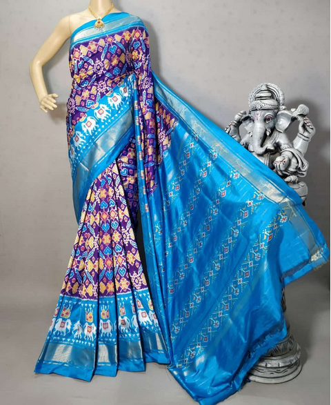 PRIHIDSS4D13NCDD03- Ikat silk saree