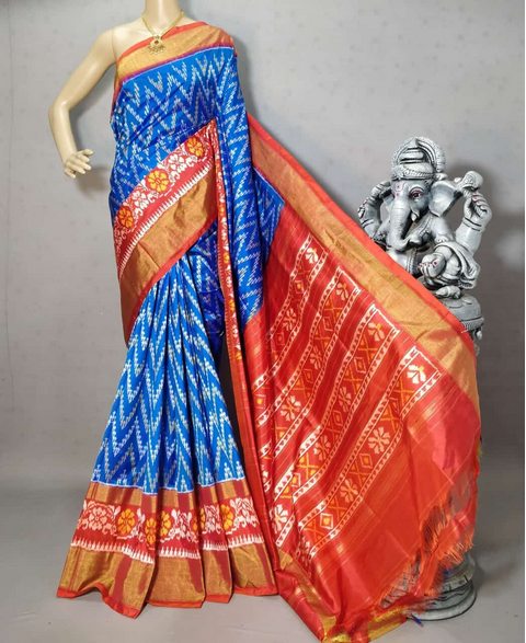 PRIHIDSS4D15TTCC05- Ikat silk saree