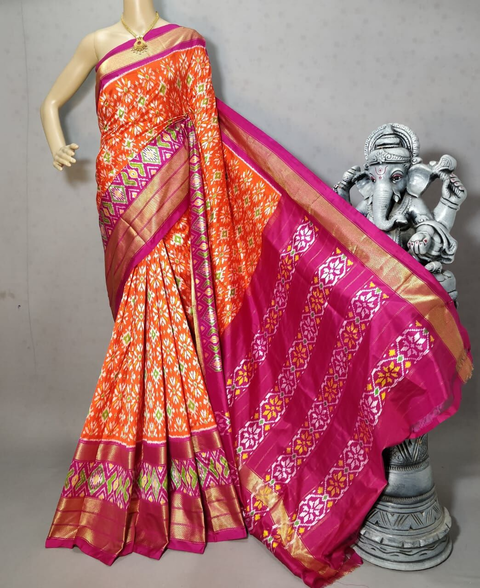 PRIHC3PS4O14NCCD24- Ikat silk saree