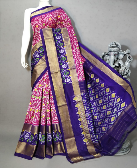 PSTHIDSS4D03NCDD40- Ikat silk saree