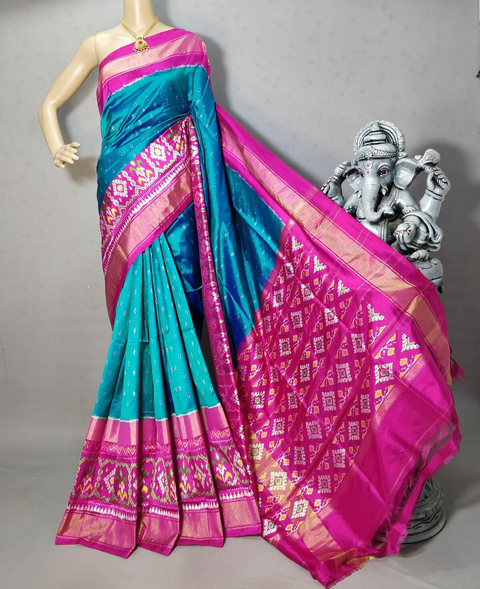 PRIHIDSS4V26BSDD02- Ikat silk saree