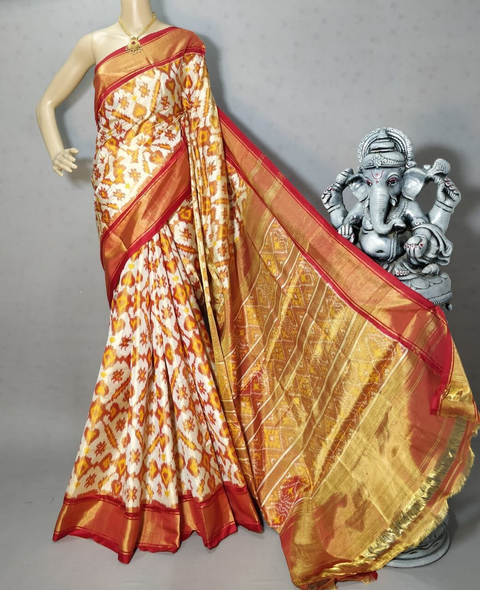 PRIHIDSS4S20NDCD14- Ikat silk saree