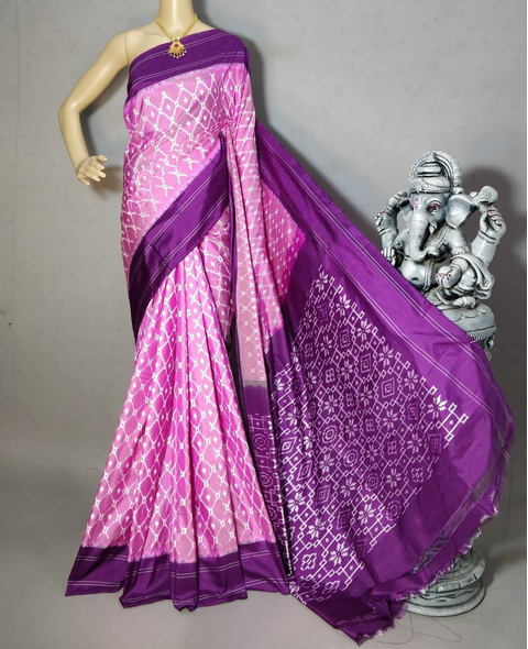 PRIHIDSS4V14TSCD08- Ikat silk saree