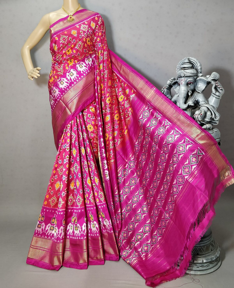 PRIHIDSS4D18NDCC07- Ikat silk saree