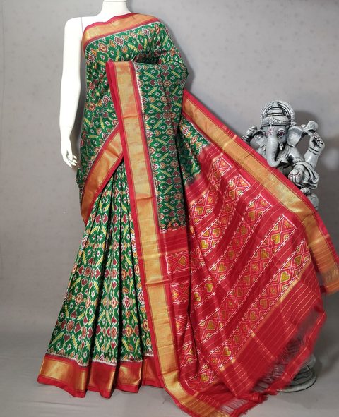 PSTHIDSS4V13NCDD16- Ikat silk saree