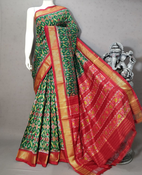 PSTHIDSS4V24NDDC16- Ikat silk saree