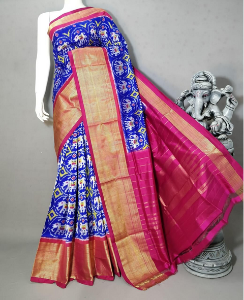 PSTHIDSS5J08NDCD21- Ikat silk saree