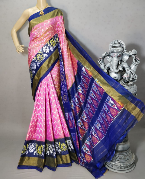 PRIHIDSS4S25TSDC06- Ikat silk saree