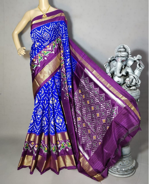 PRIHIDSS4V12NDCD26- Ikat silk saree