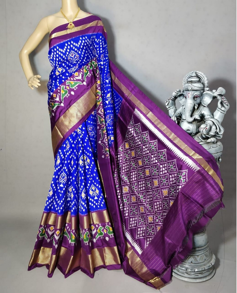 PRIHIDSS4D03NCDC02- Ikat silk saree