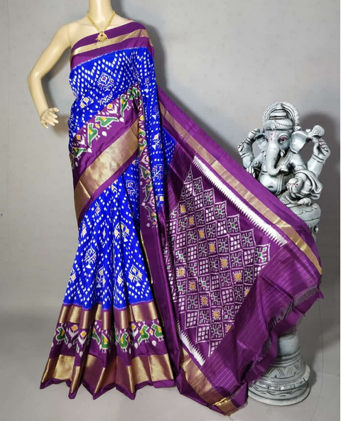 PRIHIDSS4D13NCDD30- Ikat silk saree