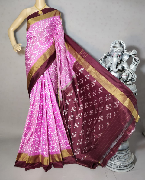 PRIHIDSS4S25TSDC07- Ikat silk saree