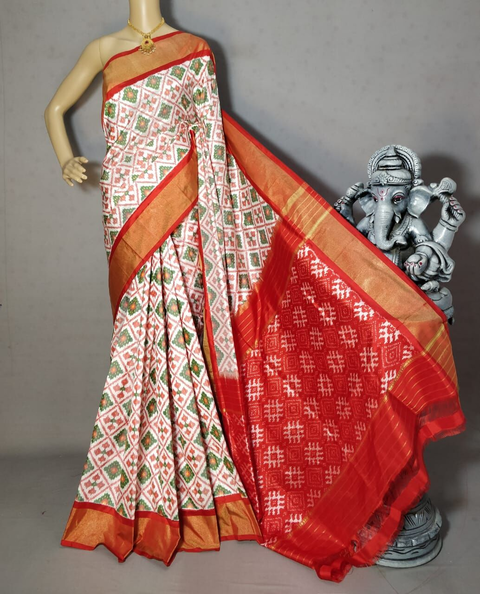 PRIHIDSS4O23BSDC21- Ikat silk saree