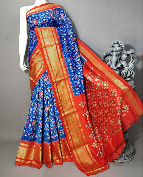 PSTHIDSS4D02NCCD11- Ikat silk saree