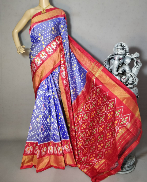 PRIHIDSS4D06TBCC08- Ikat silk saree