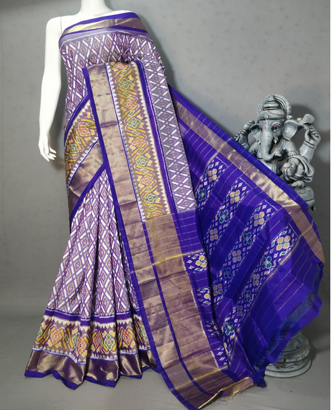 PSTHIDSS5J08NDCD01- Ikat silk saree