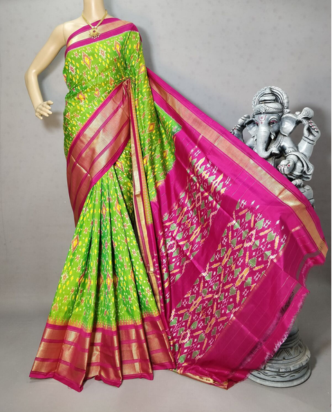 PRIHIDSS4S21NDCD17- Ikat silk saree