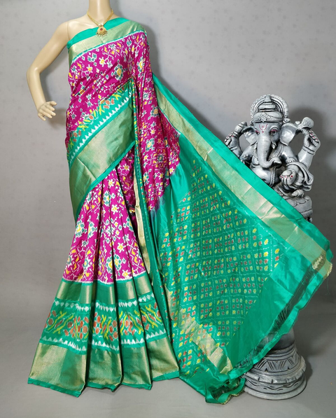 PRIHIDSS4V12NDCD24- Ikat silk saree