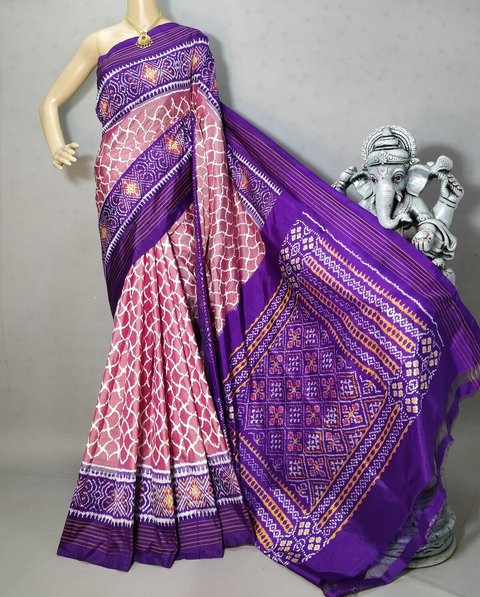 PRIHIDSS5J06BTCD26- Ikat silk saree