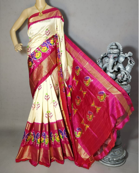 PRIHIDSS4V12NDCD13- Ikat silk saree