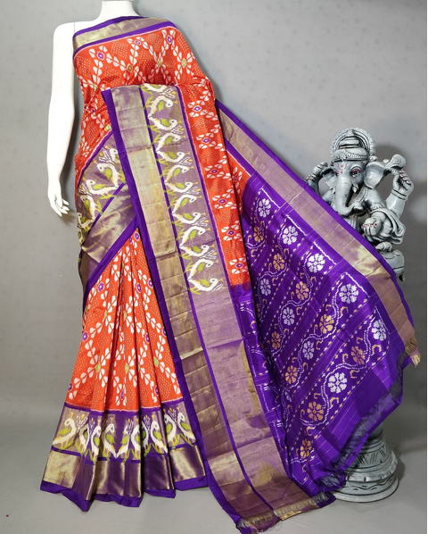 PSTHIDSS4V24NDDC26- Ikat silk saree