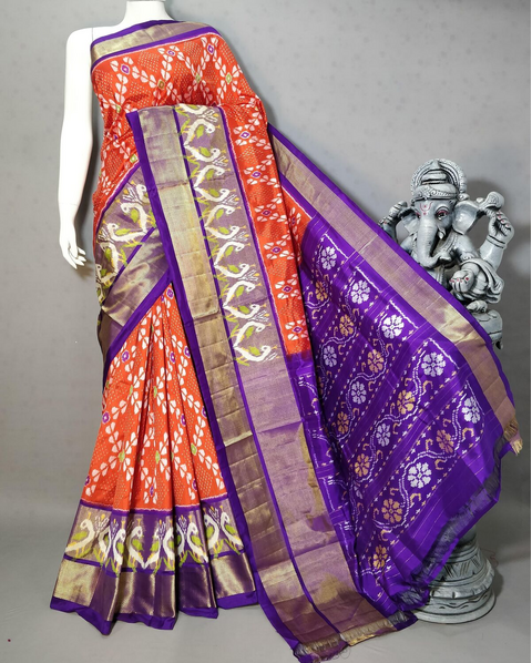 PSTHIDSS4D03NCDD21- Ikat silk saree