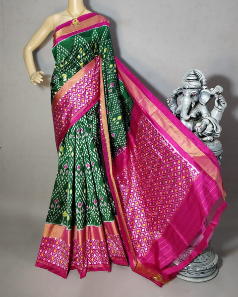 PRIHIDSS4S23BSDD12- Ikat silk saree