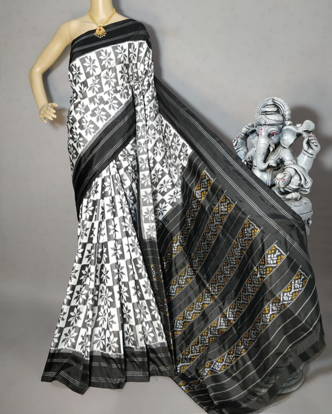 PRIHIDSS4S23BSDD16- Ikat silk saree