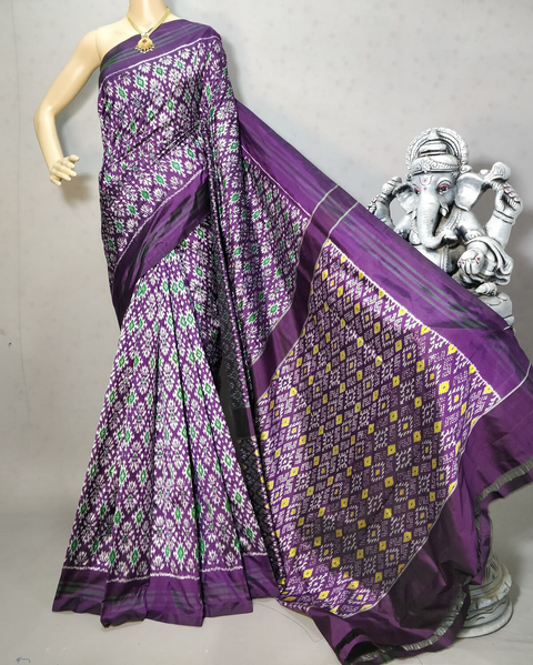 PRIHIDSS4V04BSCC17- Ikat silk saree