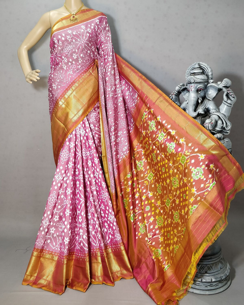 PRIHIDSS4D18NDCC13- Ikat silk saree