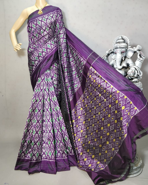 PRIHIDSS4O23BSDC01- Ikat silk saree