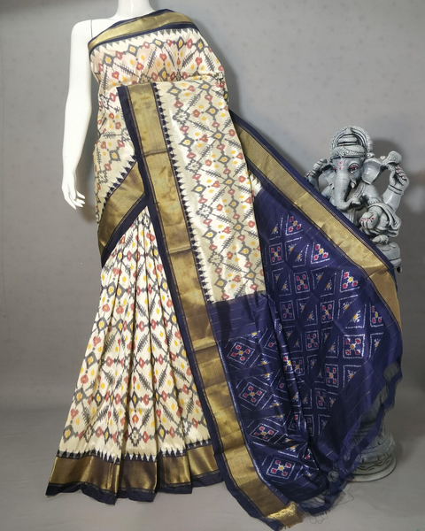 PSTHIDSS5J06NCDC37- Ikat silk saree