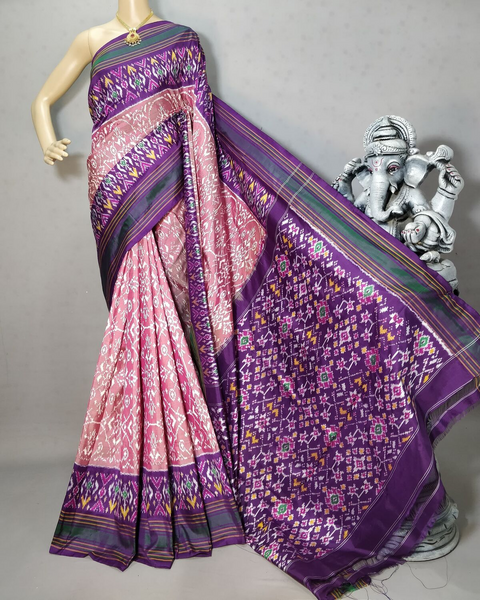 PRIHIDSS5J06BTCD25- Ikat silk saree