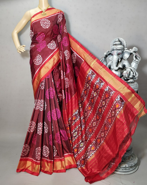 PRIHIDSS4D05NCCD30- Ikat silk saree