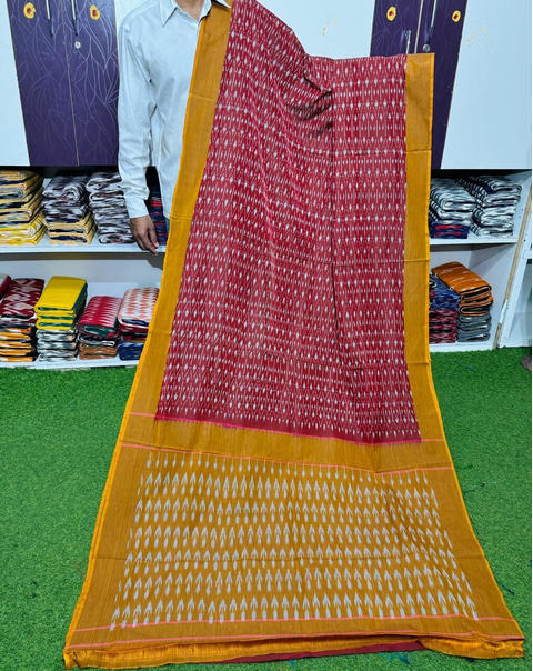 PSRGISCS4S24IFCD53- Ikat Sico saree