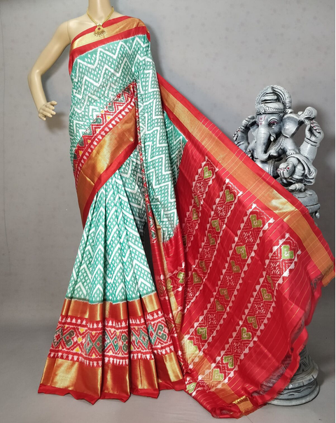 PRIHIDSS4V12NDCD19- Ikat silk saree