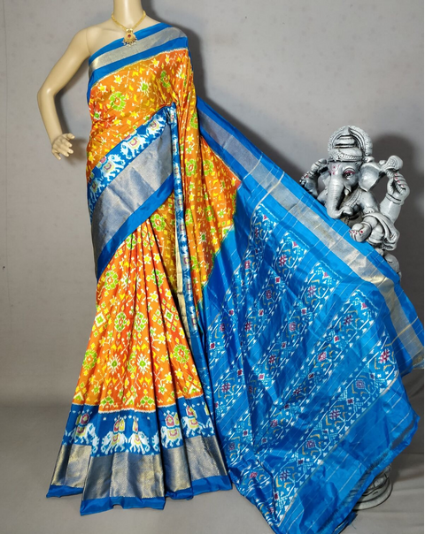 PRIHIDSS4D03NCDC27- Ikat silk saree