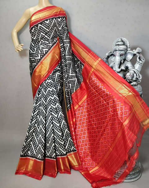 PRIHIDSS4O28NCDD02- Ikat silk saree