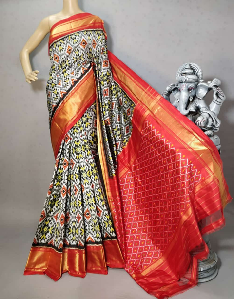 PRIHIDSS4O28NCDD25- Ikat silk saree