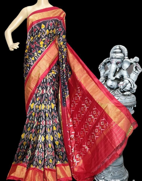 PSTHIDSS4V21NCCD03- Ikat silk saree