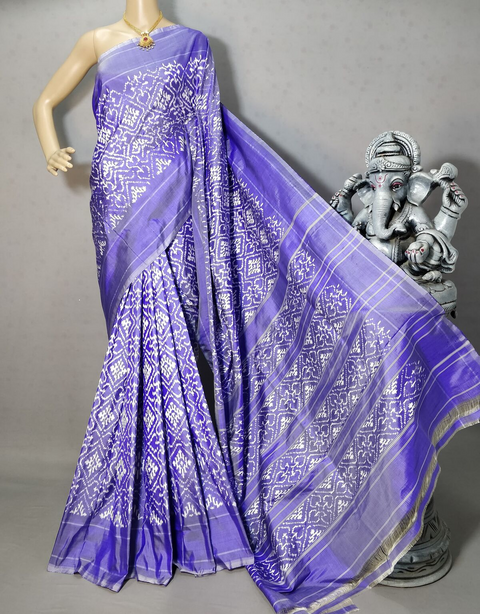 PRIHIDSS4V26BSDD01- Ikat silk saree