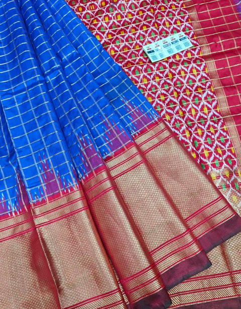 PANHIDSS4O22DBCD03- Ikat silk saree