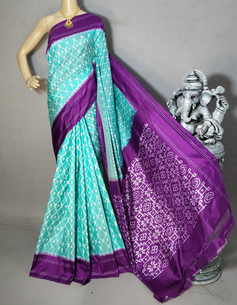 PRIHIDSS4D26TTCD23- Ikat silk saree