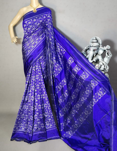 PRIHIDSS4S23BSDD17- Ikat silk saree