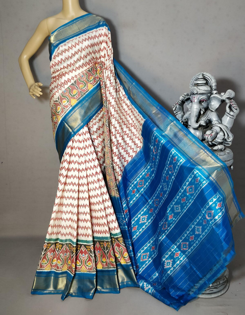 PSTHIDSS5J08NDCD08- Ikat silk saree