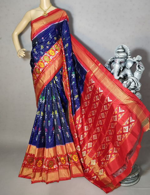 PRIHIDSS4V23BSCD21- Ikat silk saree