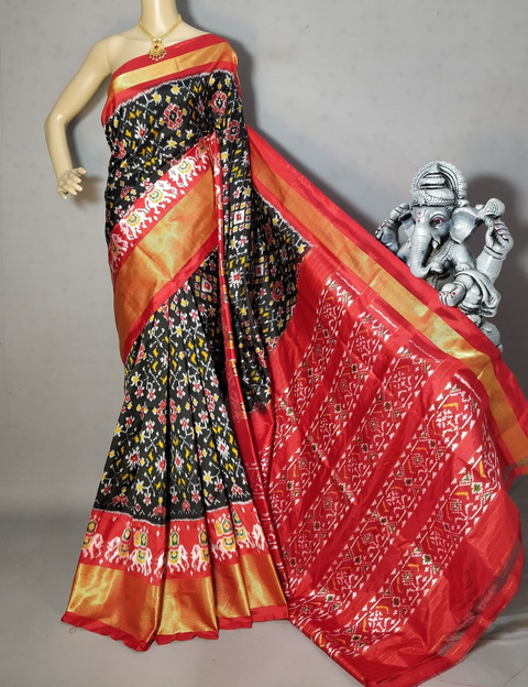 PRIHIDSS4V21NCCD10- Ikat silk saree