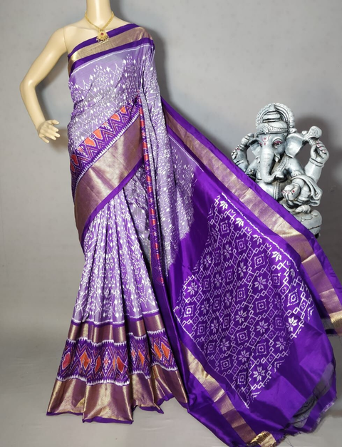 PRIHIDSS4O07NCDD22- Ikat silk saree