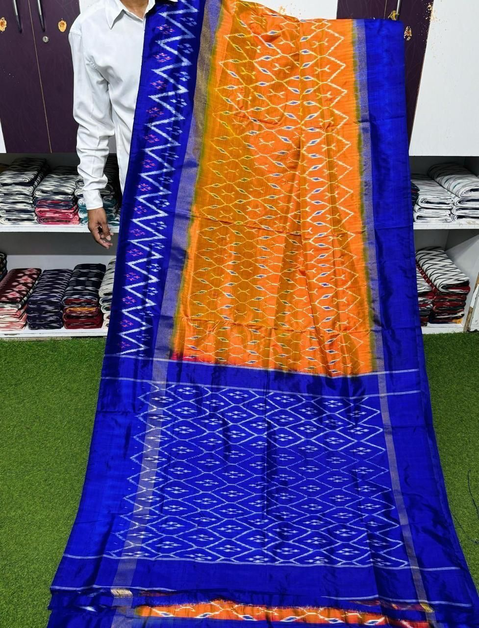 PSRGILWS4V13XDDC29- light weight Ikat silk saree