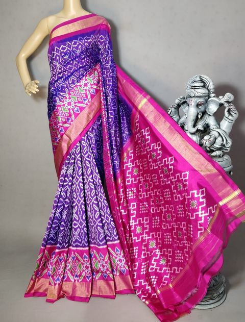 PRIHIDSS4S25TSDC12- Ikat silk saree